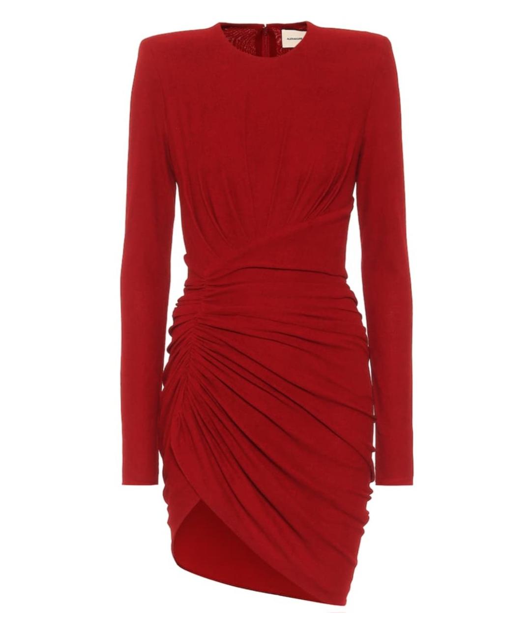 ALEXANDRE VAUTHIER Красное вискозное вечернее платье, фото 1