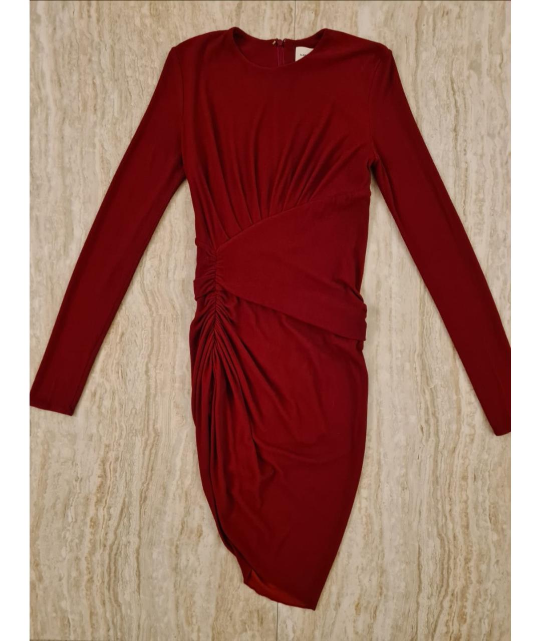 ALEXANDRE VAUTHIER Красное вискозное вечернее платье, фото 7