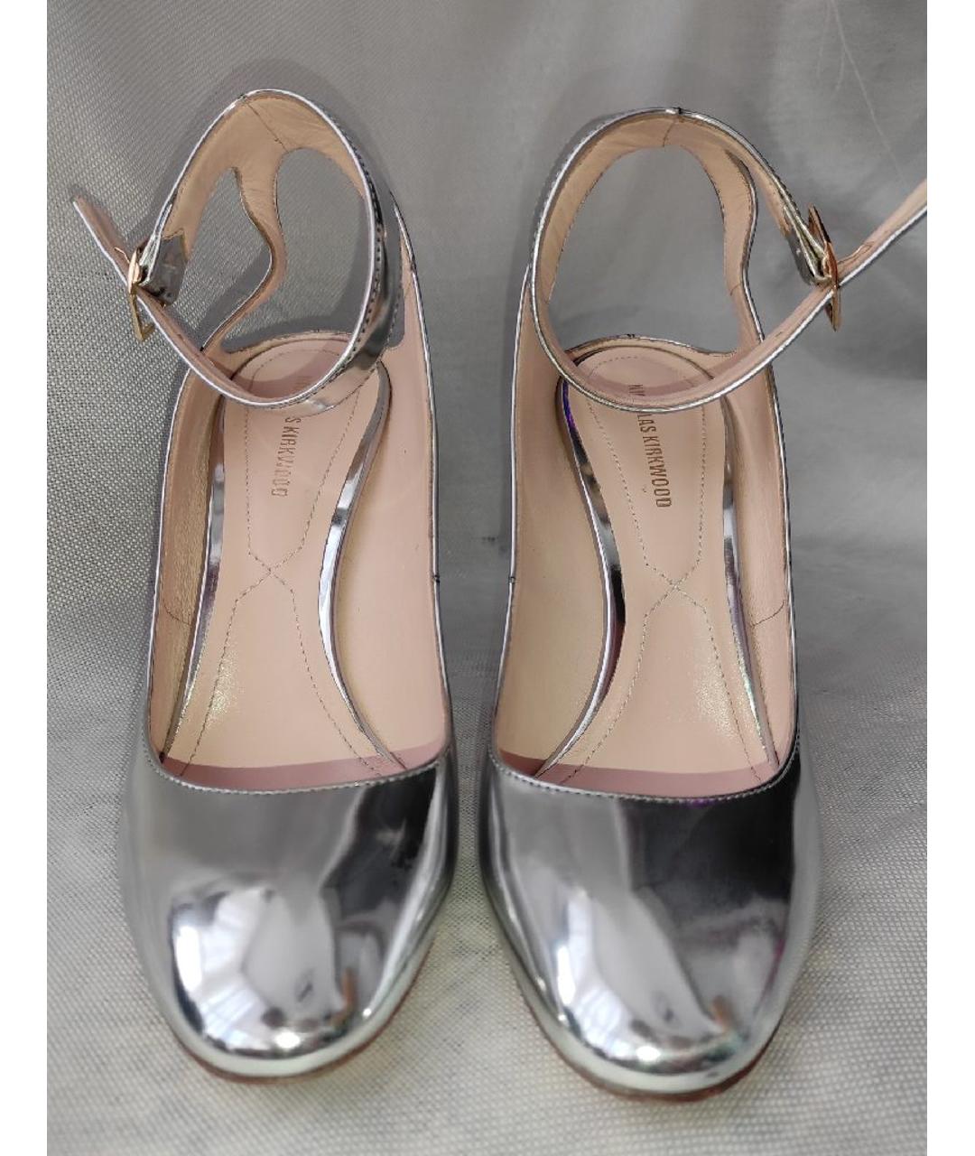 NICHOLAS KIRKWOOD Серебряные кожаные туфли, фото 2