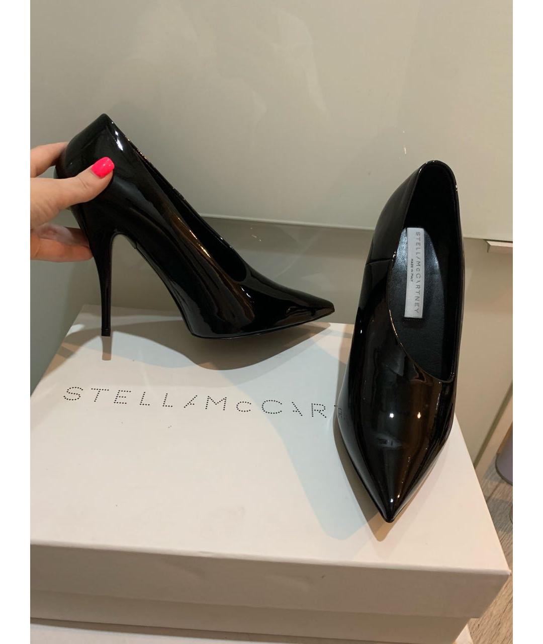 STELLA MCCARTNEY Черные туфли из искусственной кожи, фото 6