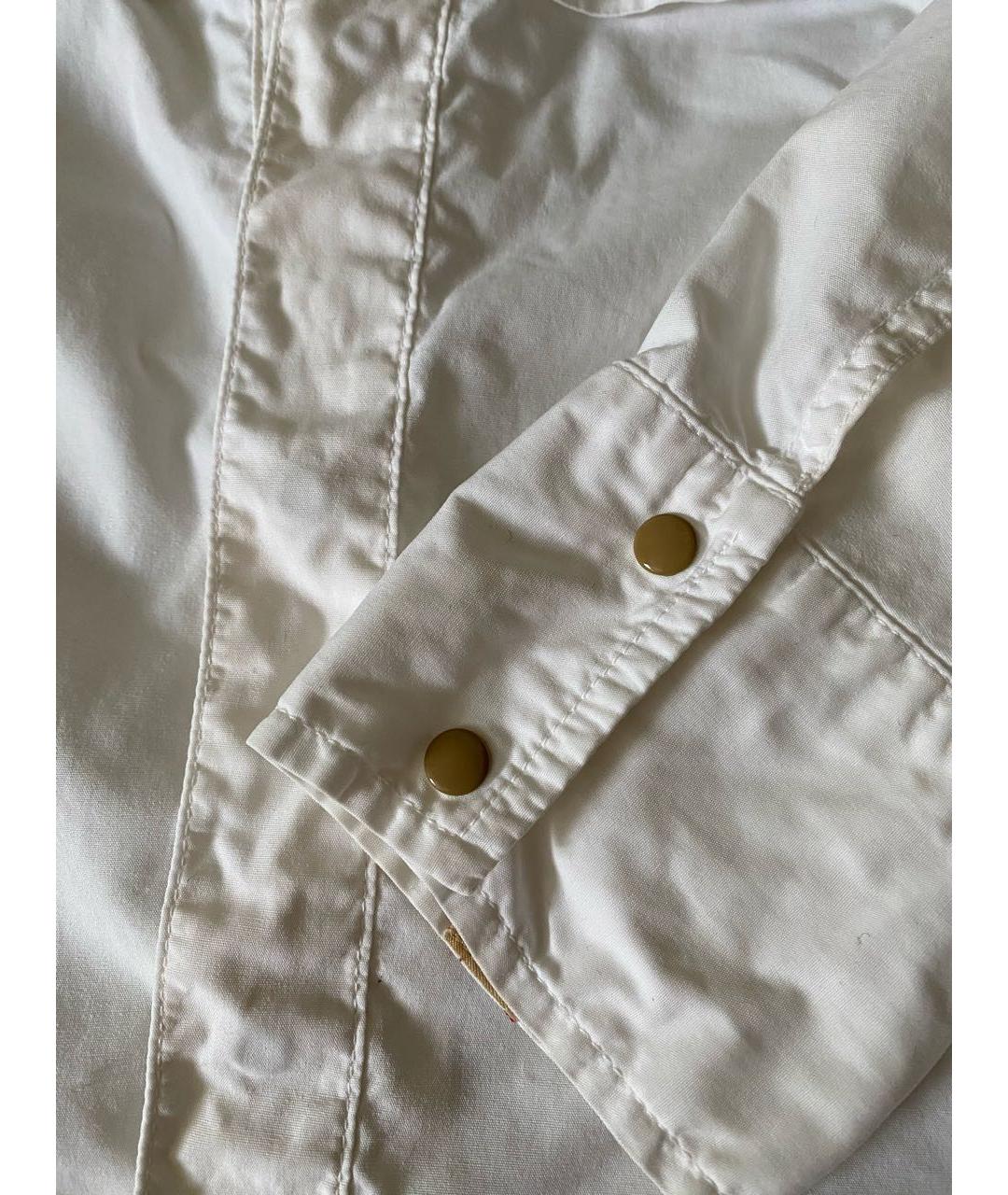 DIESEL Белая хлопковая рубашка, фото 5