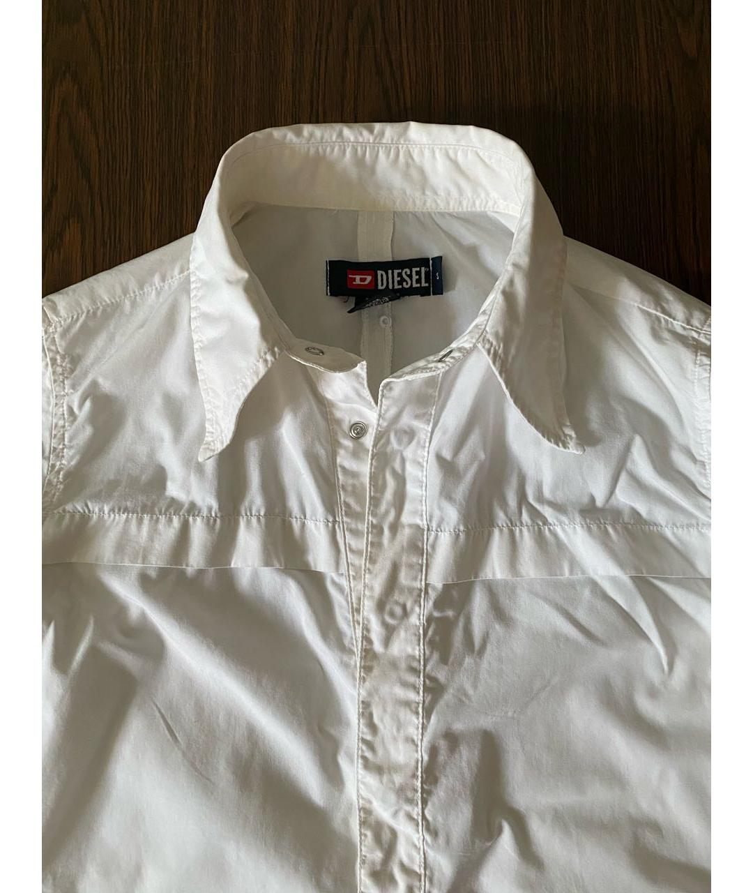 DIESEL Белая хлопковая рубашка, фото 2