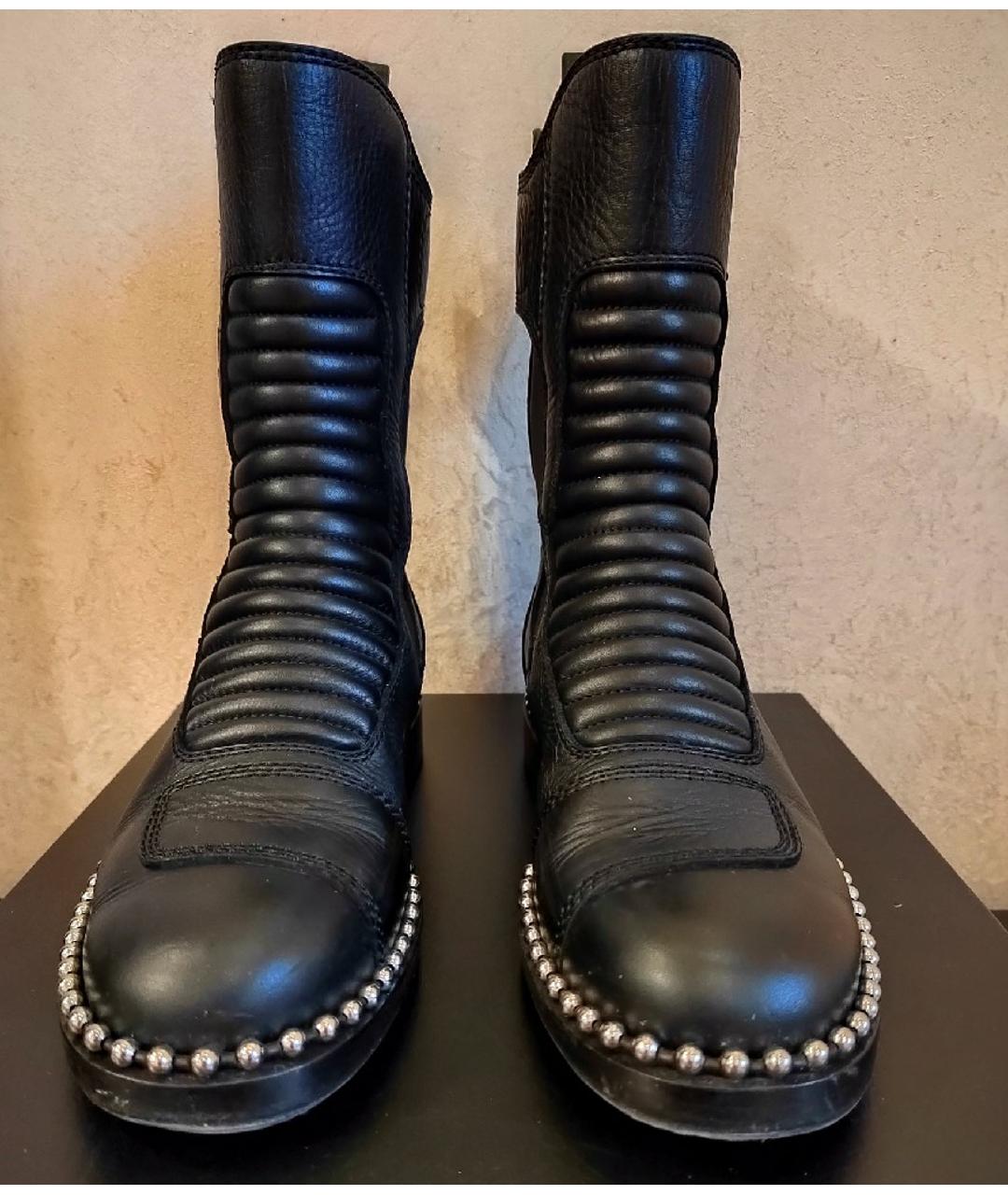 ALEXANDER WANG Черные кожаные ботинки, фото 3