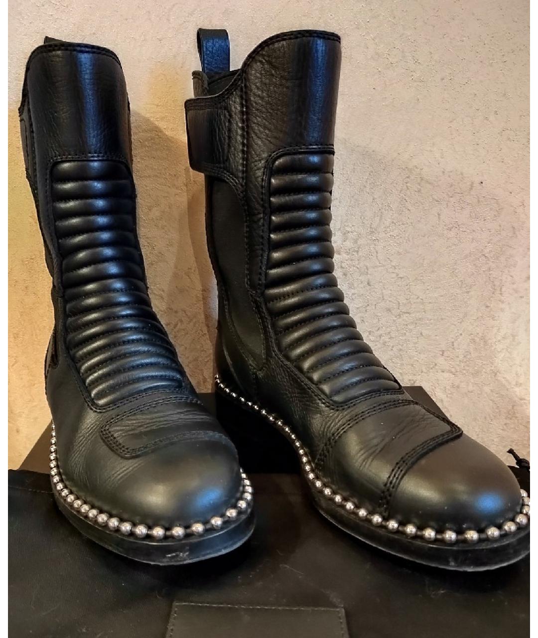 ALEXANDER WANG Черные кожаные ботинки, фото 4