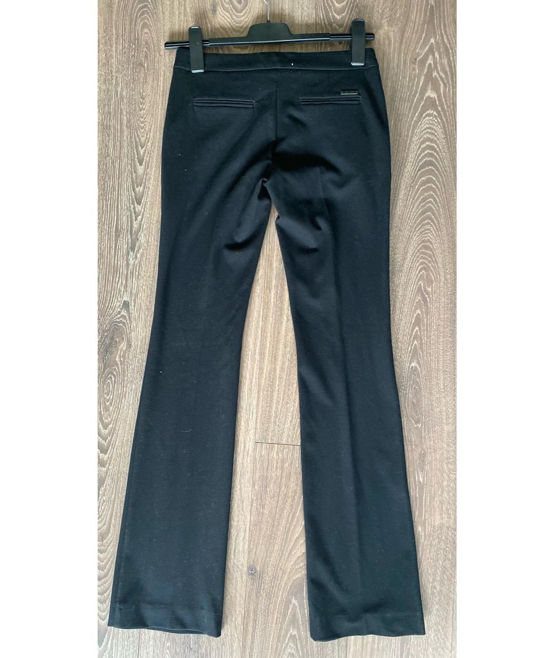 CERRUTI 1881 Черные вискозные брюки широкие, фото 2