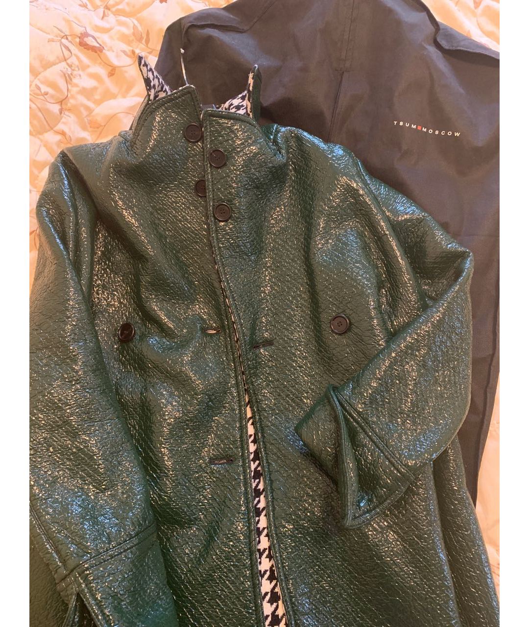 MARNI Зеленые шерстяное пальто, фото 7