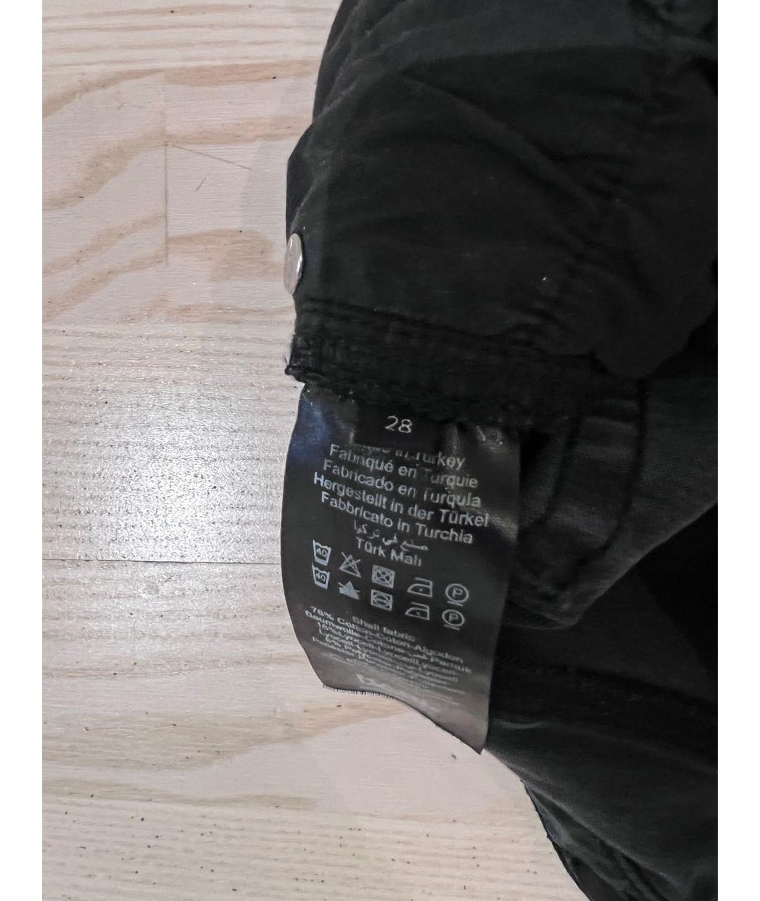KARL LAGERFELD Антрацитовые хлопковые джинсы слим, фото 5