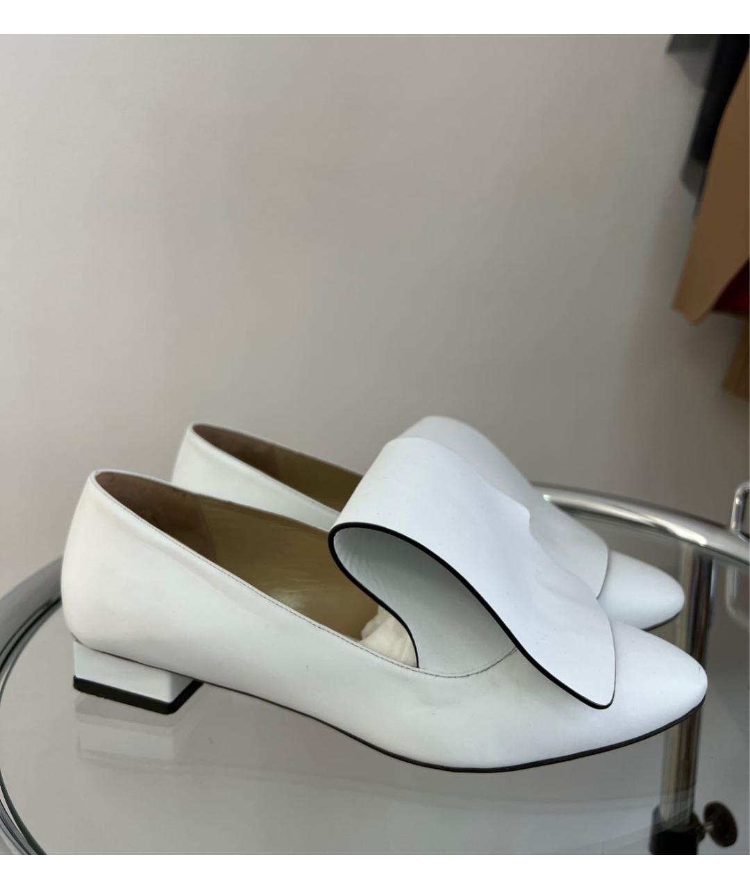 GANOR  DOMINIC Белые кожаные туфли, фото 8