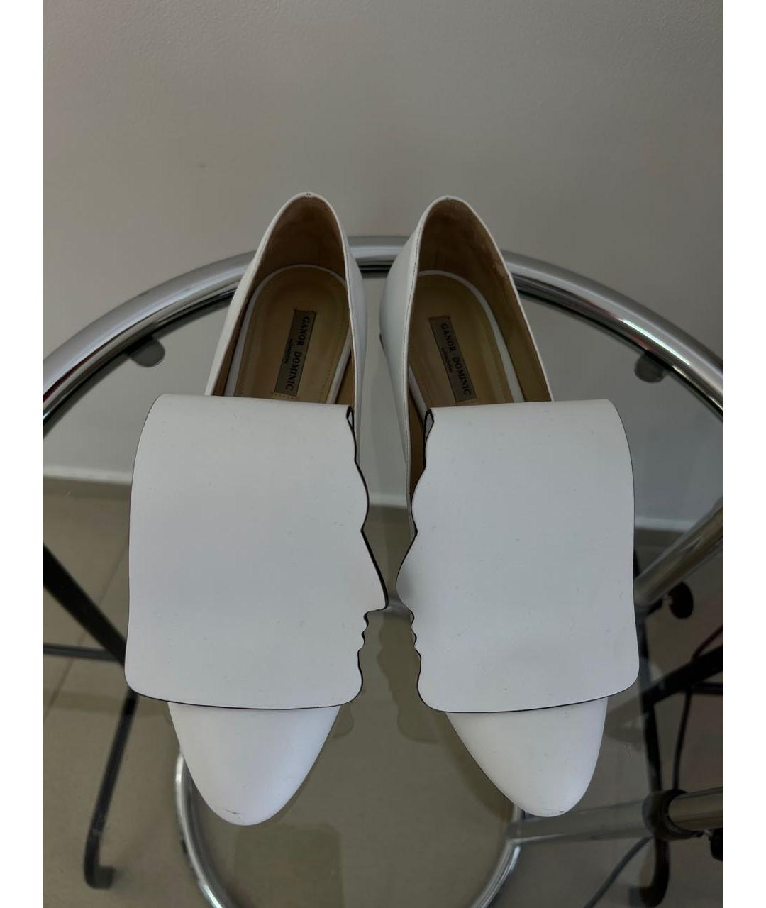 GANOR  DOMINIC Белые кожаные туфли, фото 2