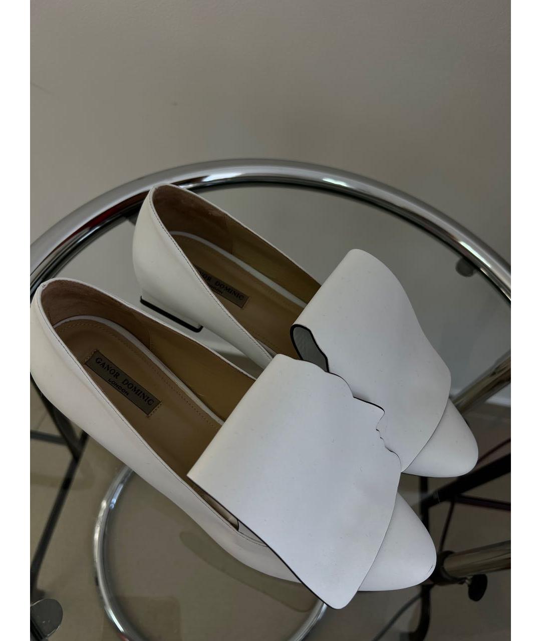 GANOR  DOMINIC Белые кожаные туфли, фото 7