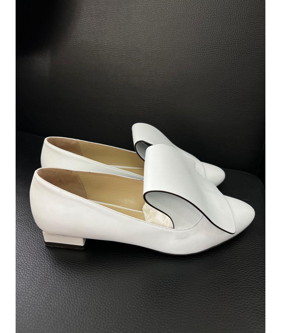 GANOR  DOMINIC Белые кожаные туфли, фото 6
