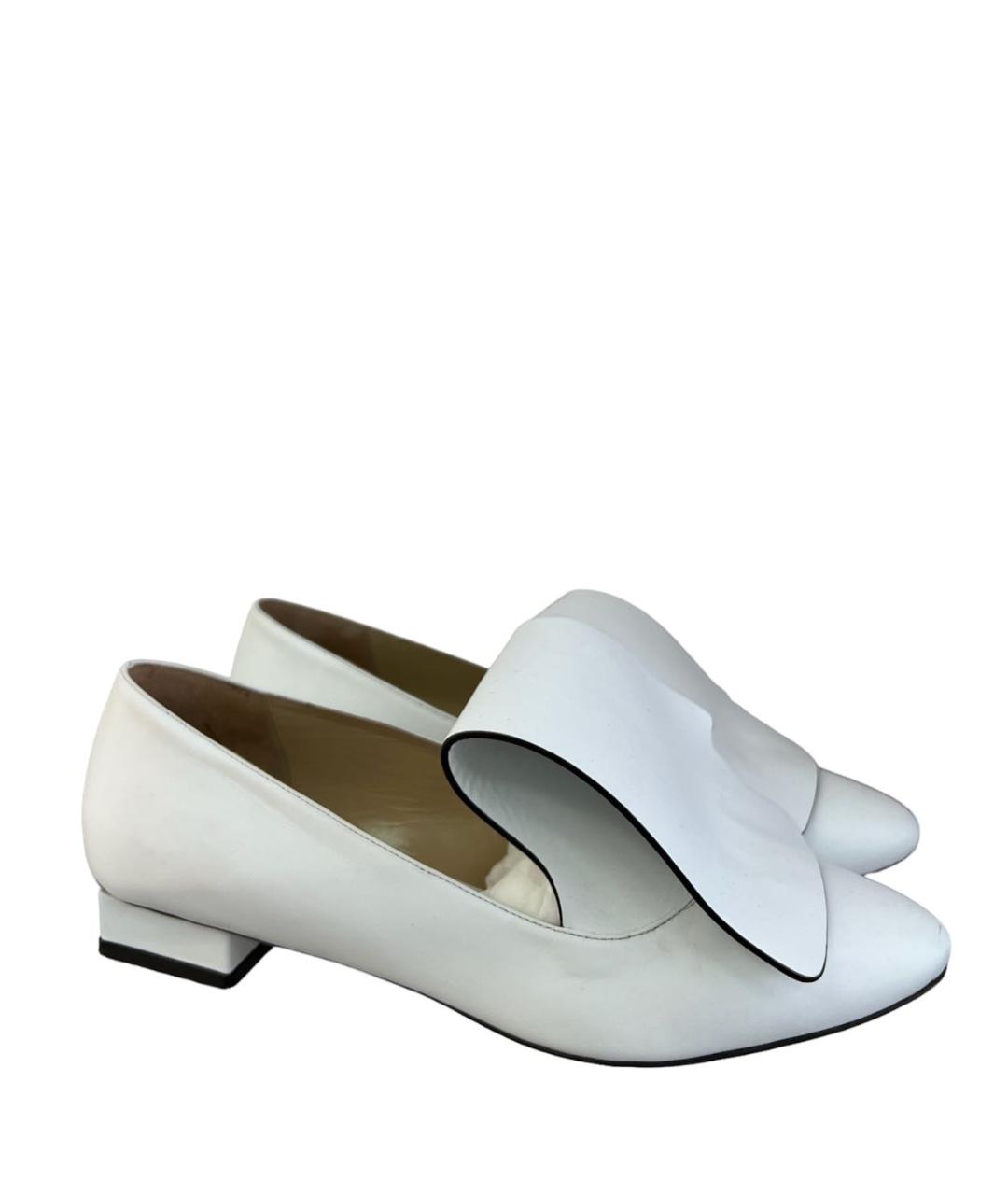 GANOR  DOMINIC Белые кожаные туфли, фото 1