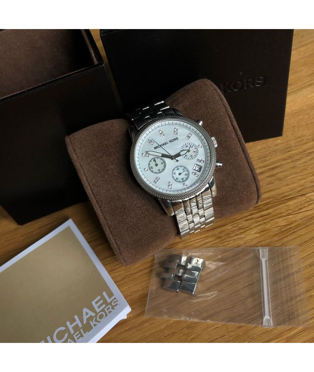 MICHAEL KORS Серебряные стальные часы, фото 9