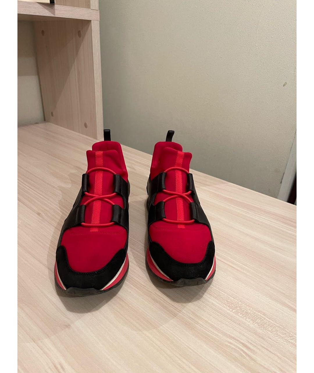 HERMES PRE-OWNED Красные синтетические кроссовки, фото 2