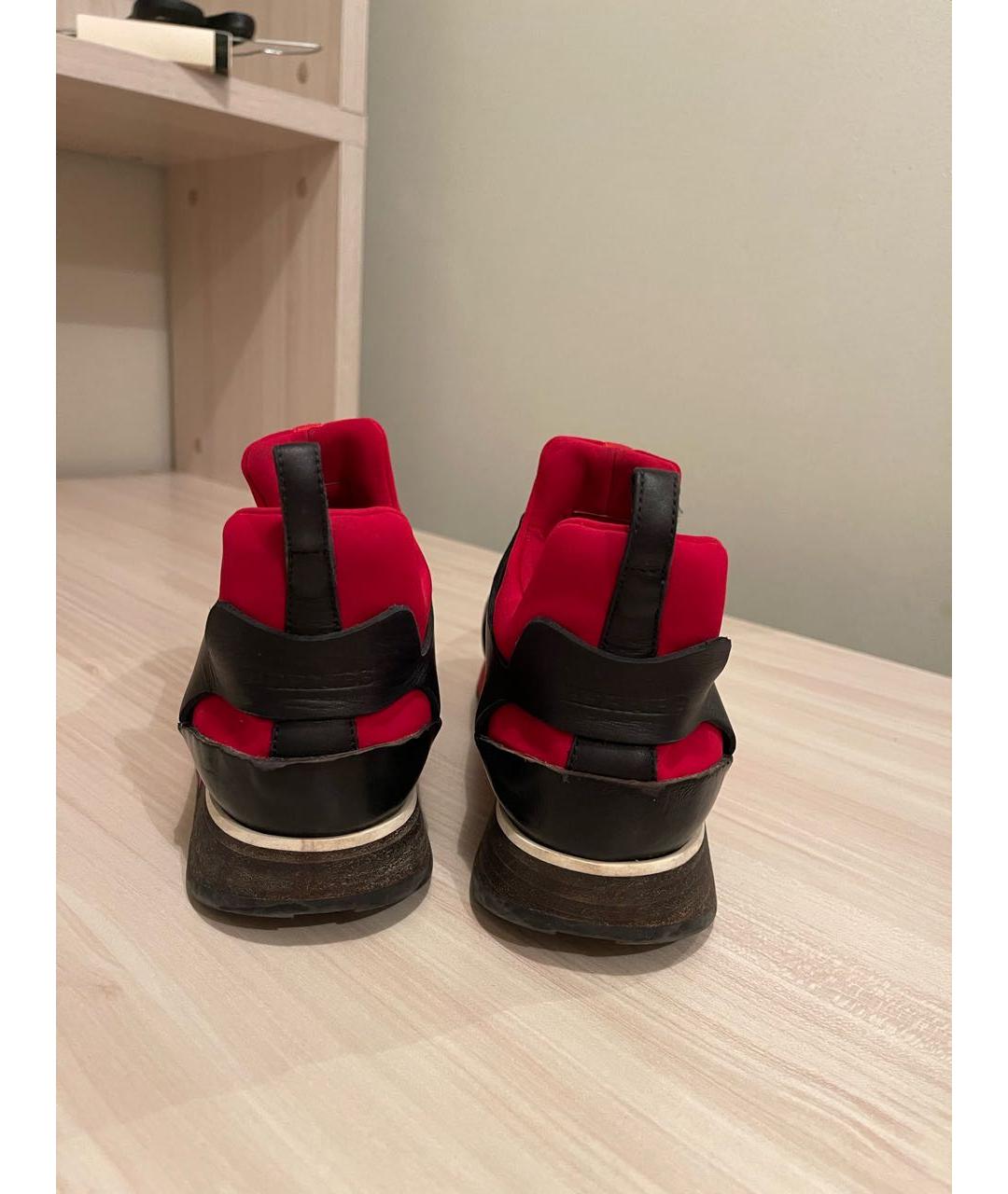 HERMES PRE-OWNED Красные синтетические кроссовки, фото 3