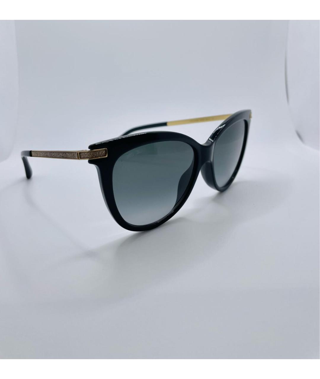 JIMMY CHOO Коричневые пластиковые солнцезащитные очки, фото 2