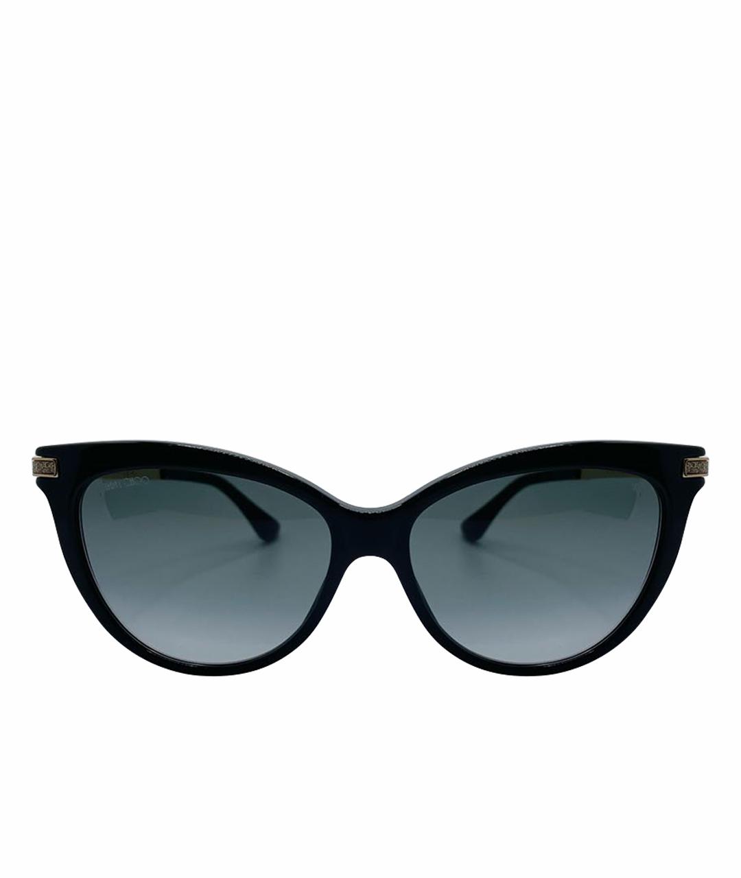 JIMMY CHOO Коричневые пластиковые солнцезащитные очки, фото 1