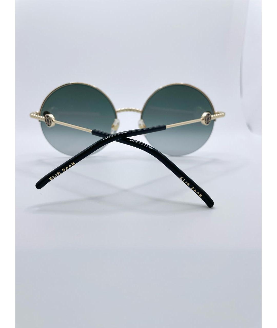 ELIE SAAB Металлические солнцезащитные очки, фото 7