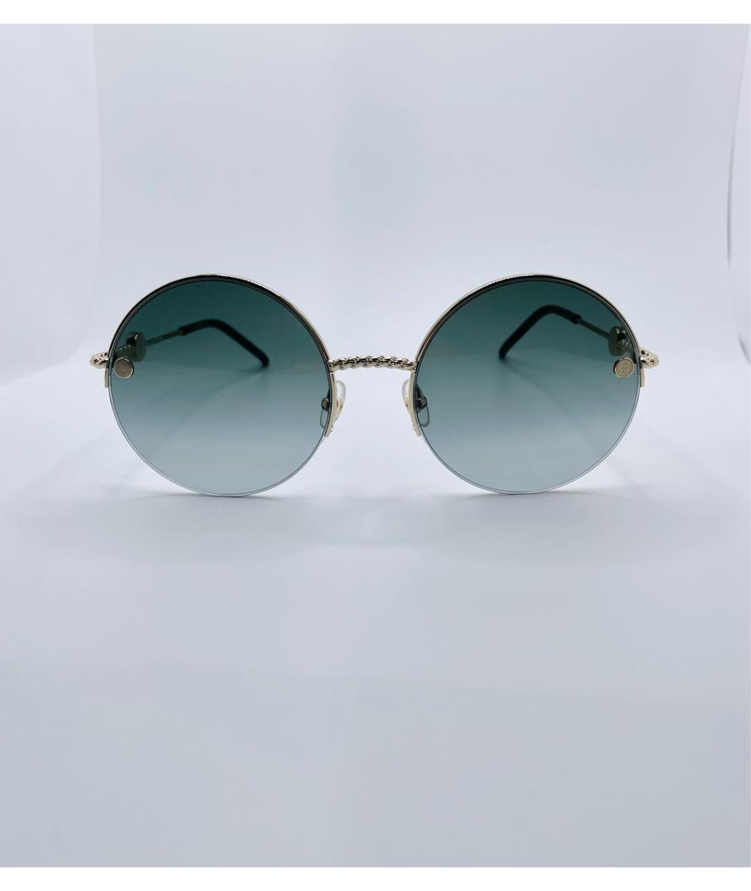 ELIE SAAB Металлические солнцезащитные очки, фото 8