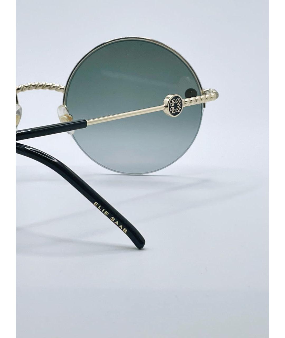 ELIE SAAB Металлические солнцезащитные очки, фото 5