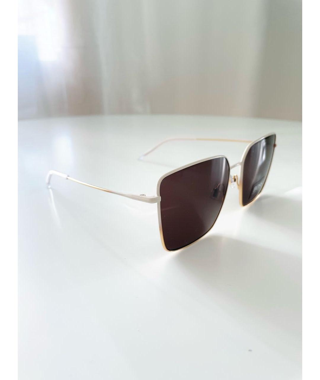 HUGO BOSS Коричневые металлические солнцезащитные очки, фото 8
