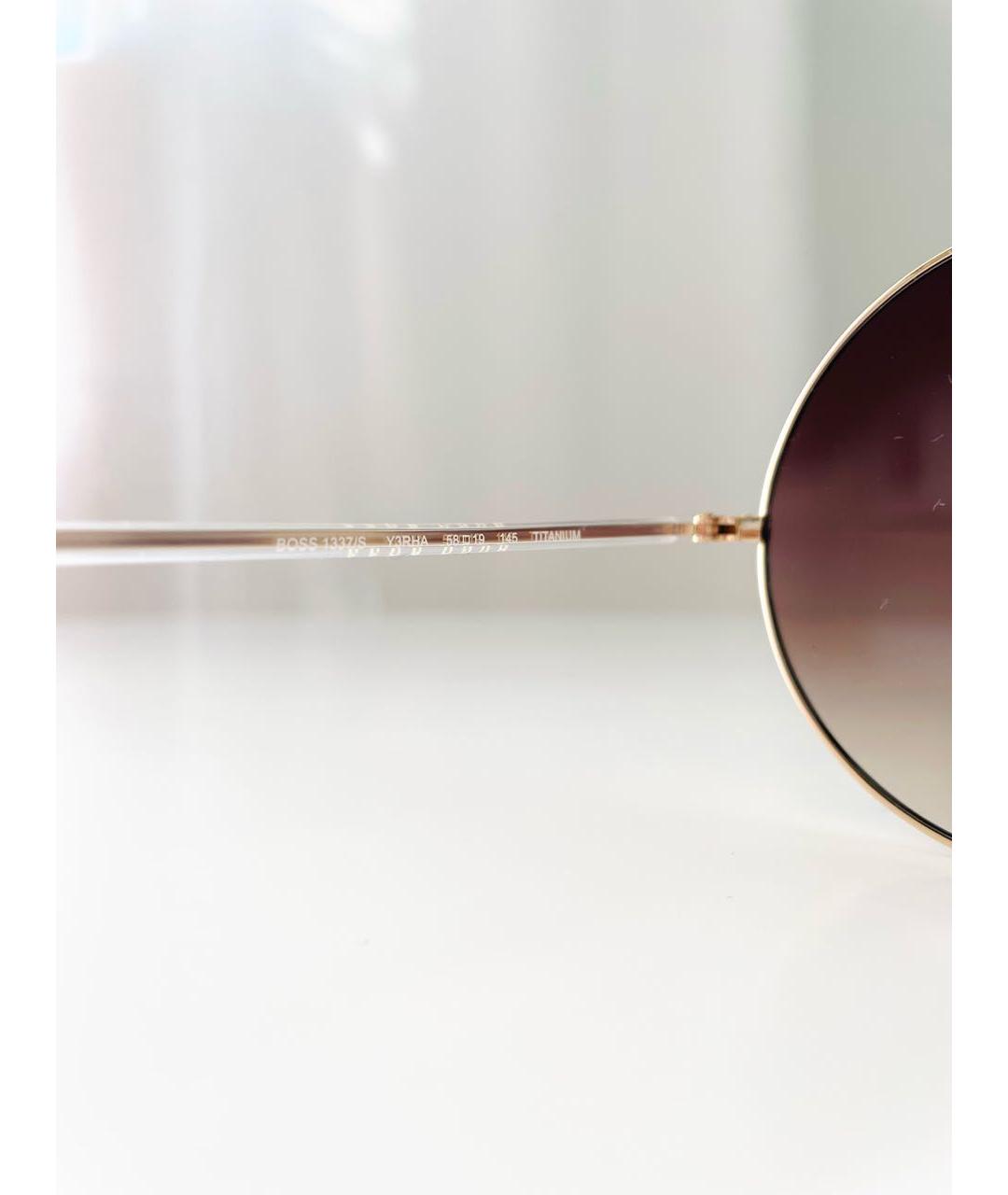 HUGO BOSS Металлические солнцезащитные очки, фото 3