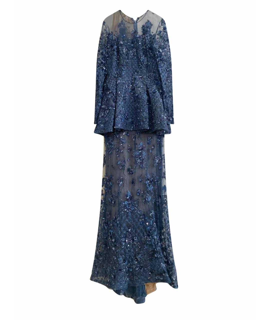 ELIE SAAB Синее вечернее платье, фото 1