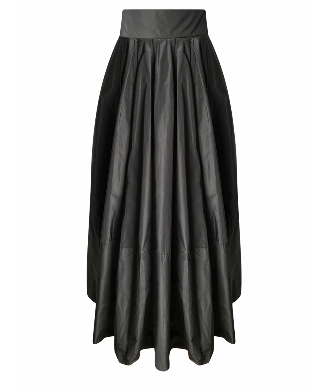 'S MAX MARA Черная полиэстеровая юбка макси, фото 1