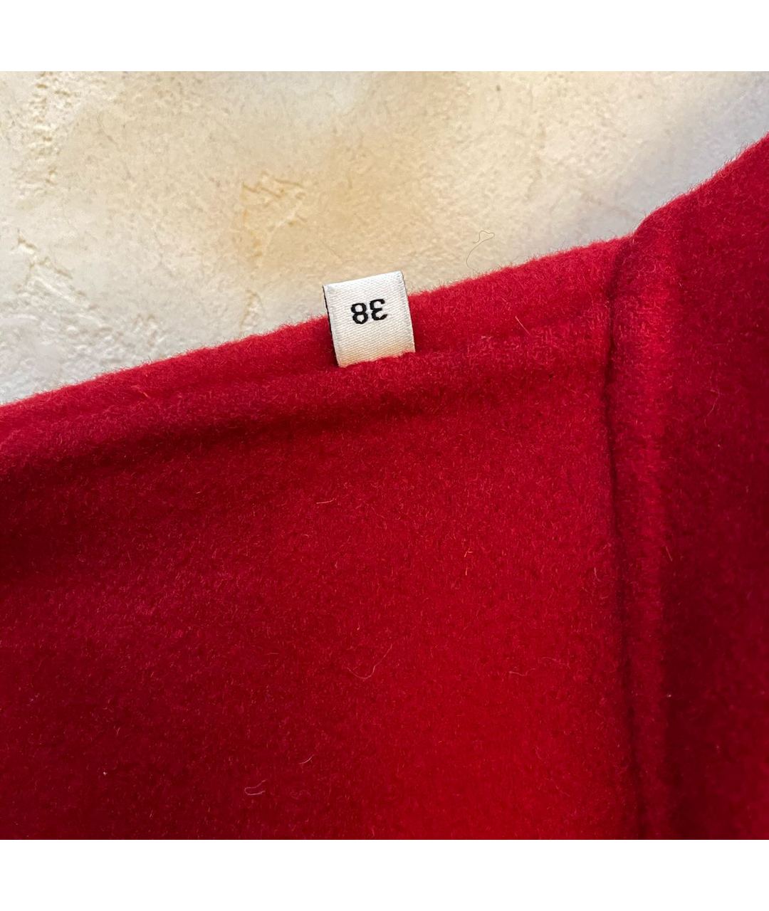 SANDRO Красное шерстяное пальто, фото 6
