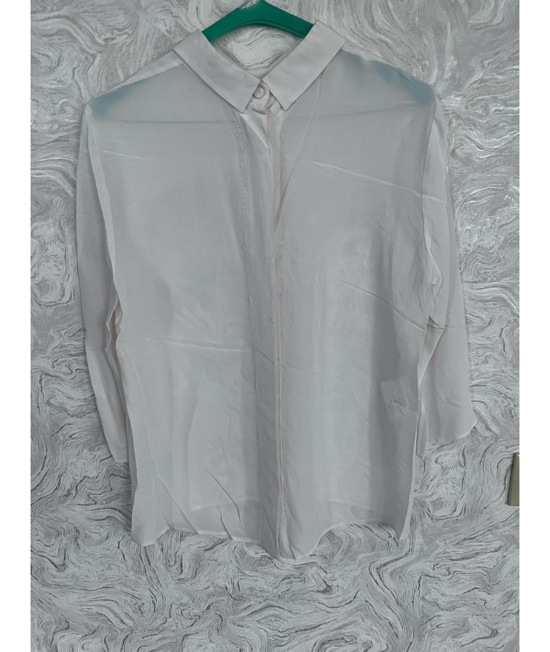 PRADA Бежевая шелковая блузы, фото 2