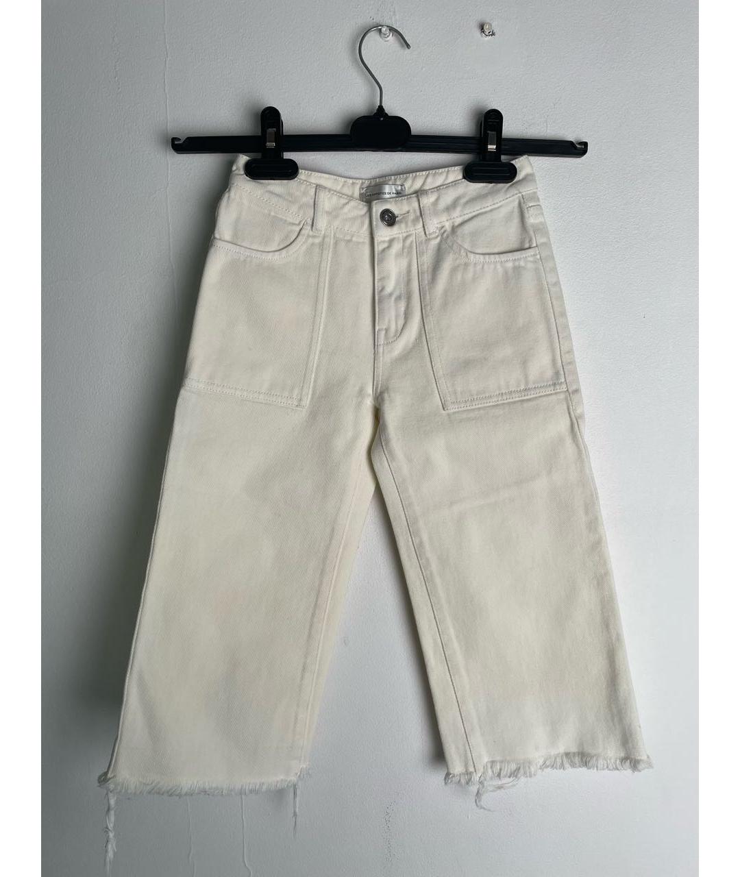 LES COYOTES DE PARIS Белые хлопковые брюки и шорты, фото 5