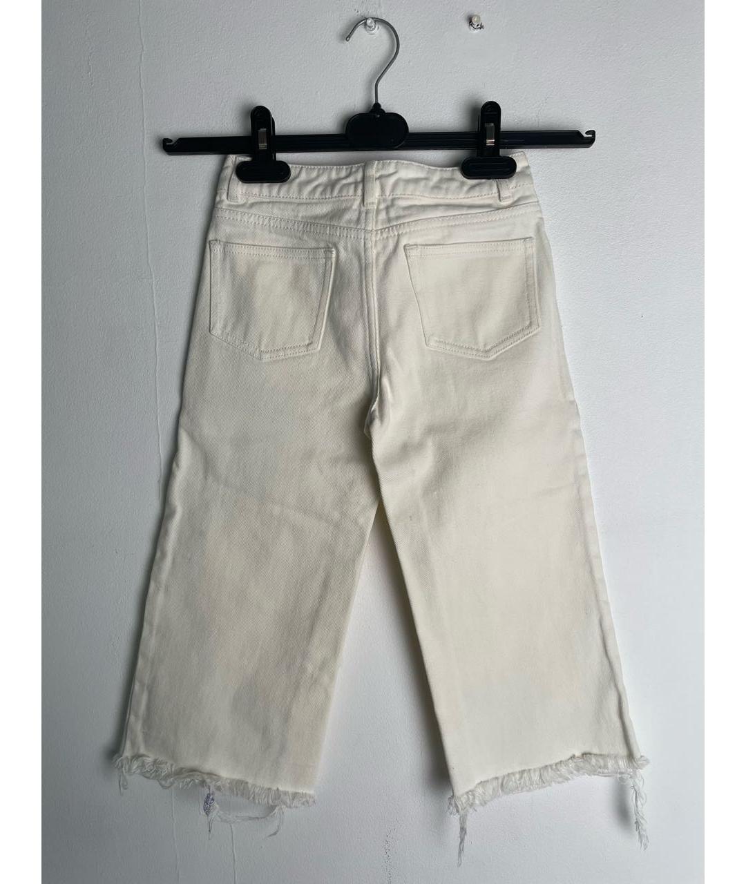 LES COYOTES DE PARIS Белые хлопковые брюки и шорты, фото 2