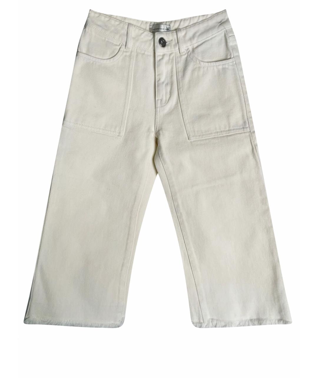 LES COYOTES DE PARIS Белые хлопковые брюки и шорты, фото 1