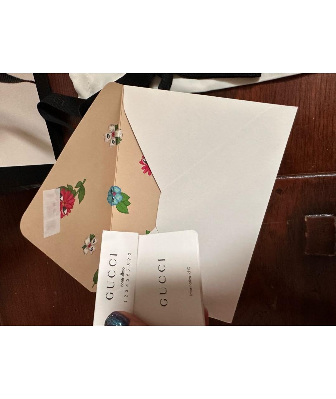 GUCCI Зеленый кожаный кошелек, фото 8