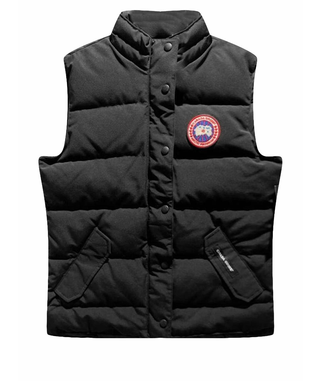 CANADA GOOSE Черный полиэстеровый жилет, фото 1