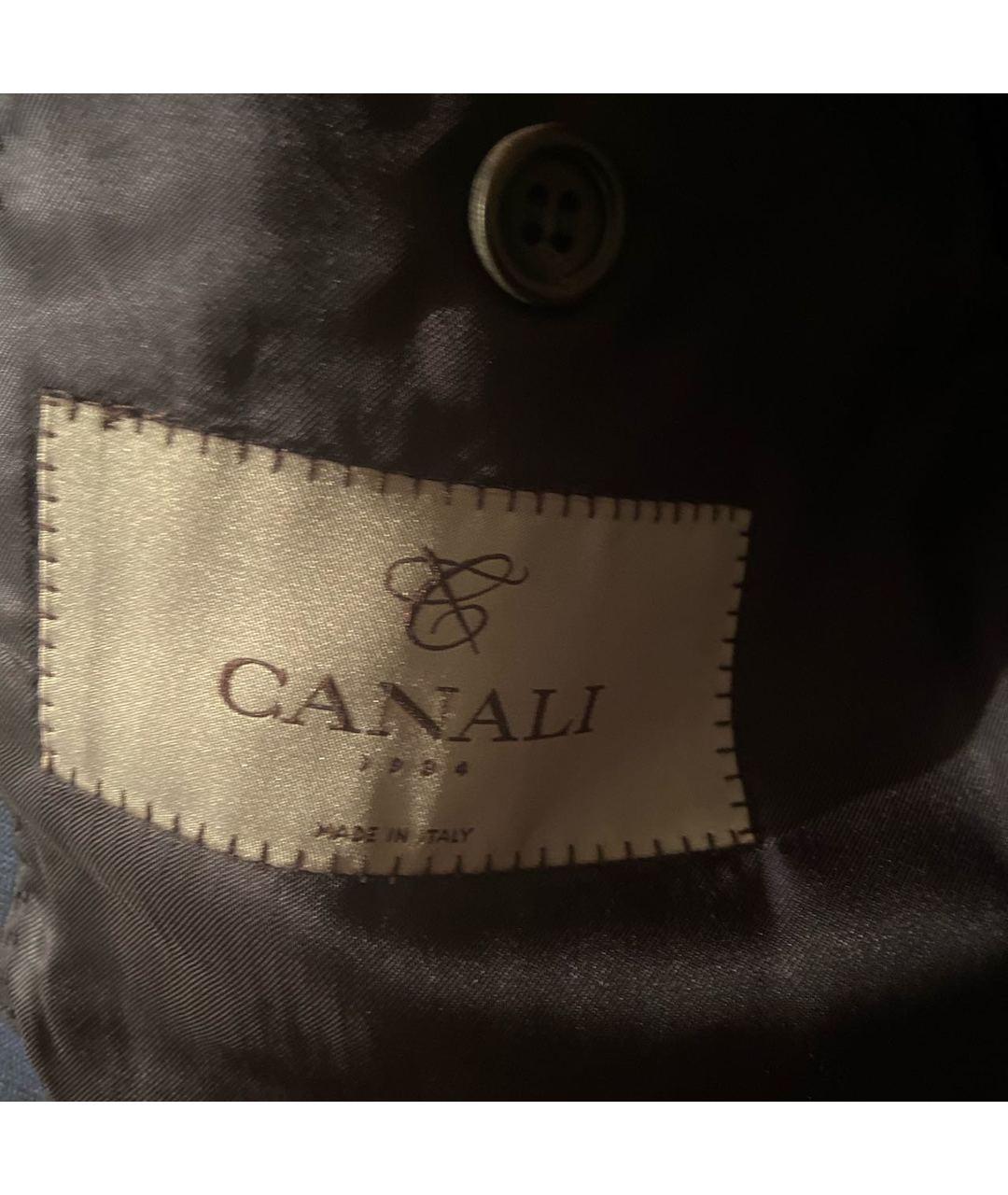 CANALI Темно-синий классический костюм, фото 5