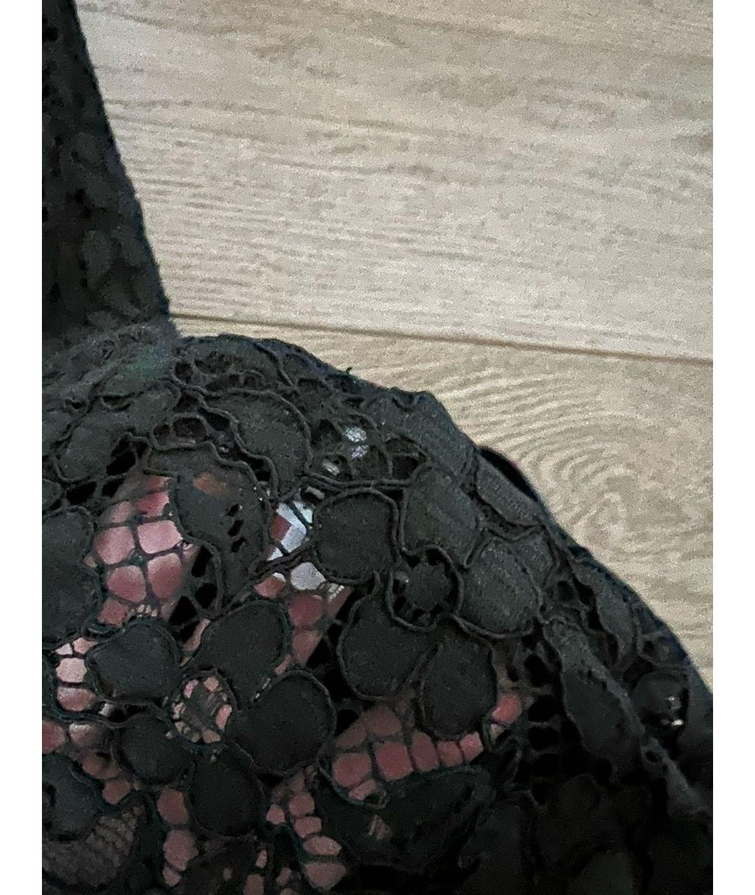 DOLCE&GABBANA Черное хлопковое коктейльное платье, фото 5