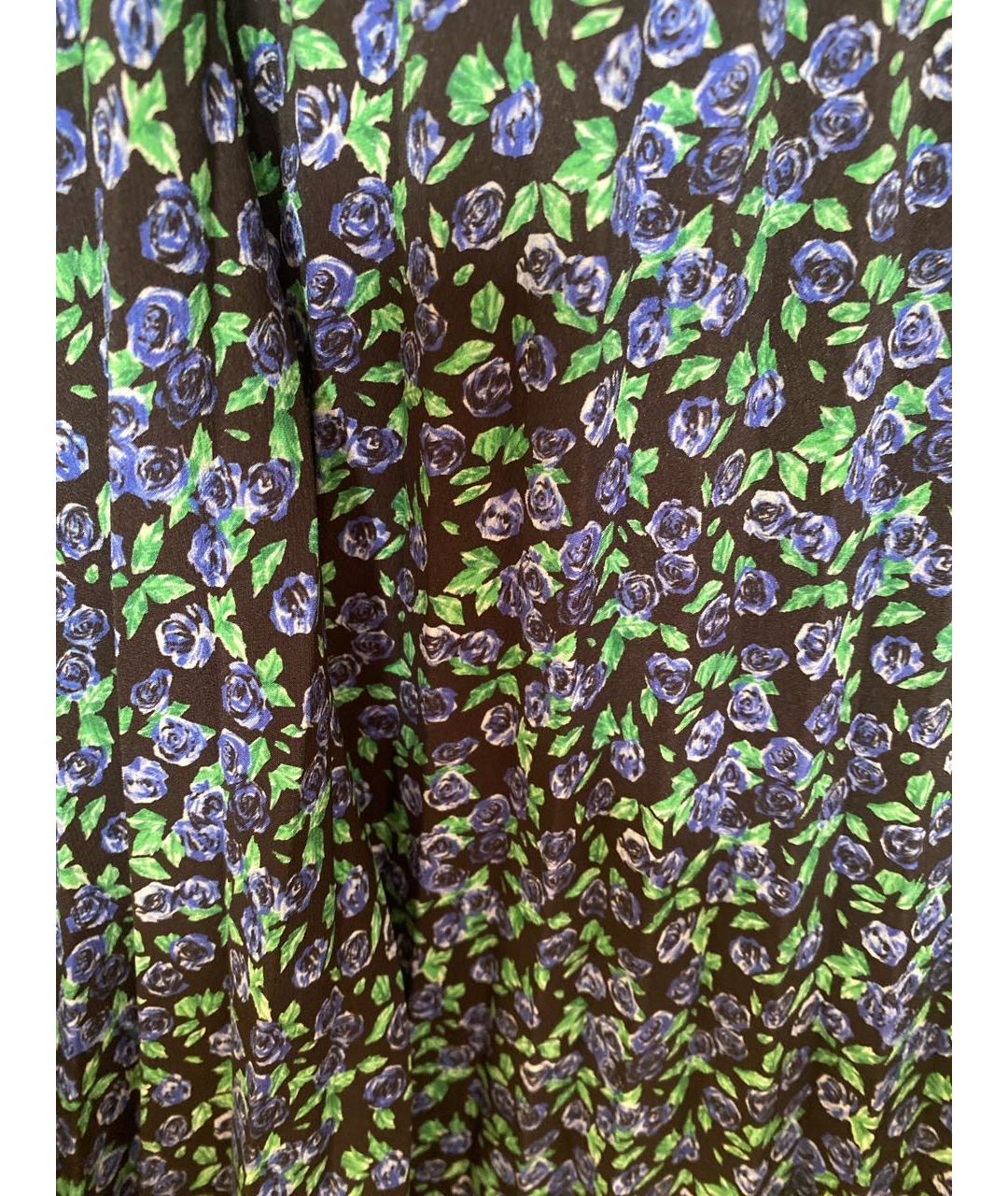 BALENCIAGA Мульти полиэстеровая юбка миди, фото 3