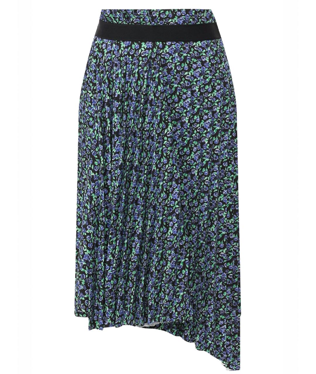 BALENCIAGA Мульти полиэстеровая юбка миди, фото 1