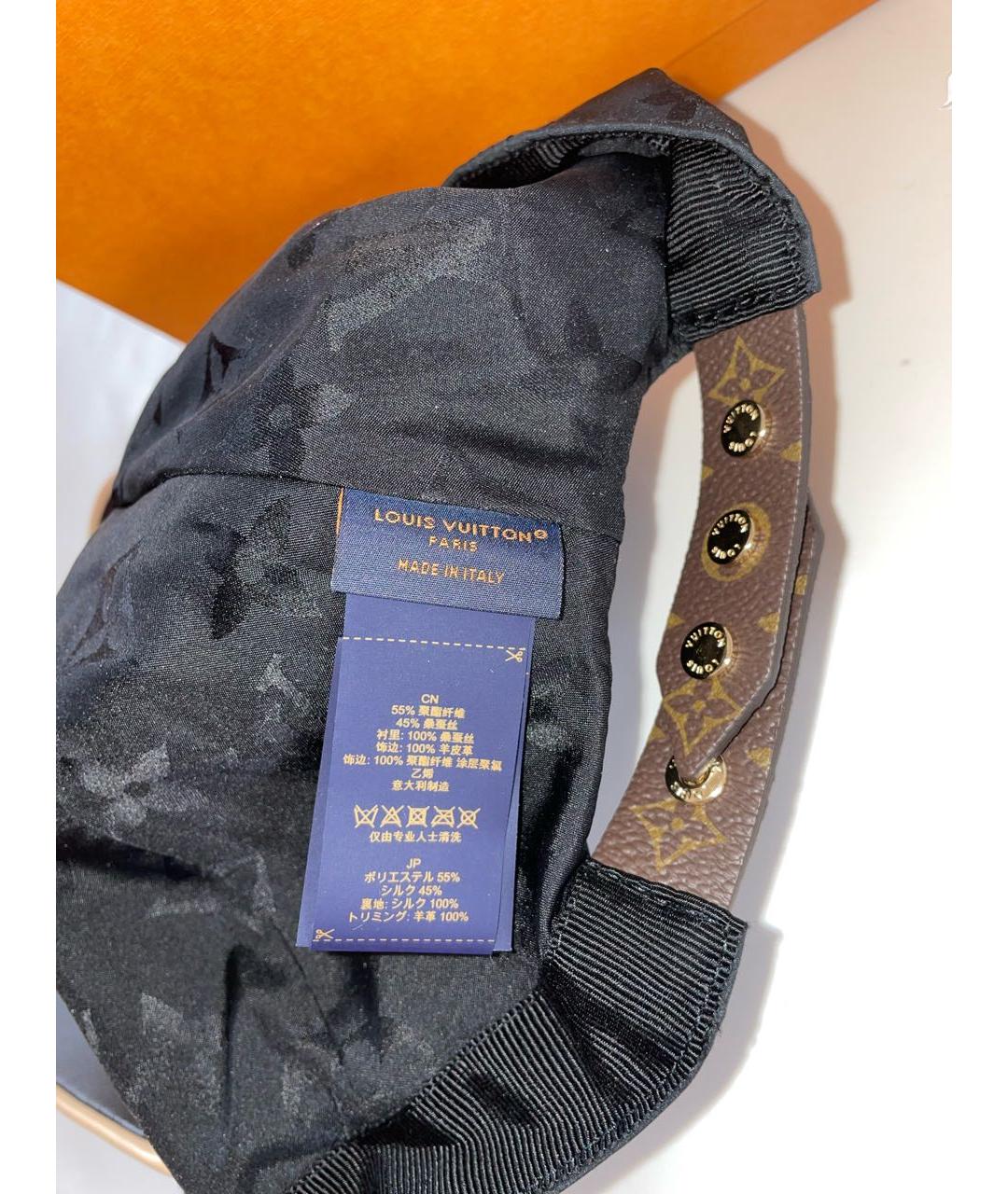 LOUIS VUITTON Черная кепка/бейсболка, фото 2