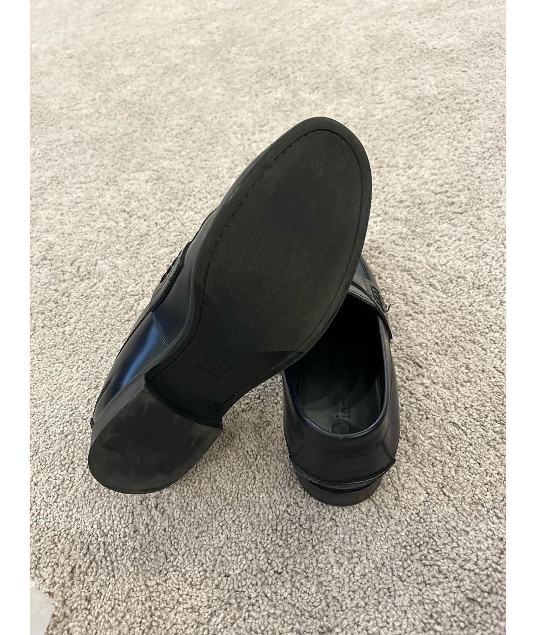 CHRISTIAN DIOR PRE-OWNED Черные кожаные туфли, фото 5