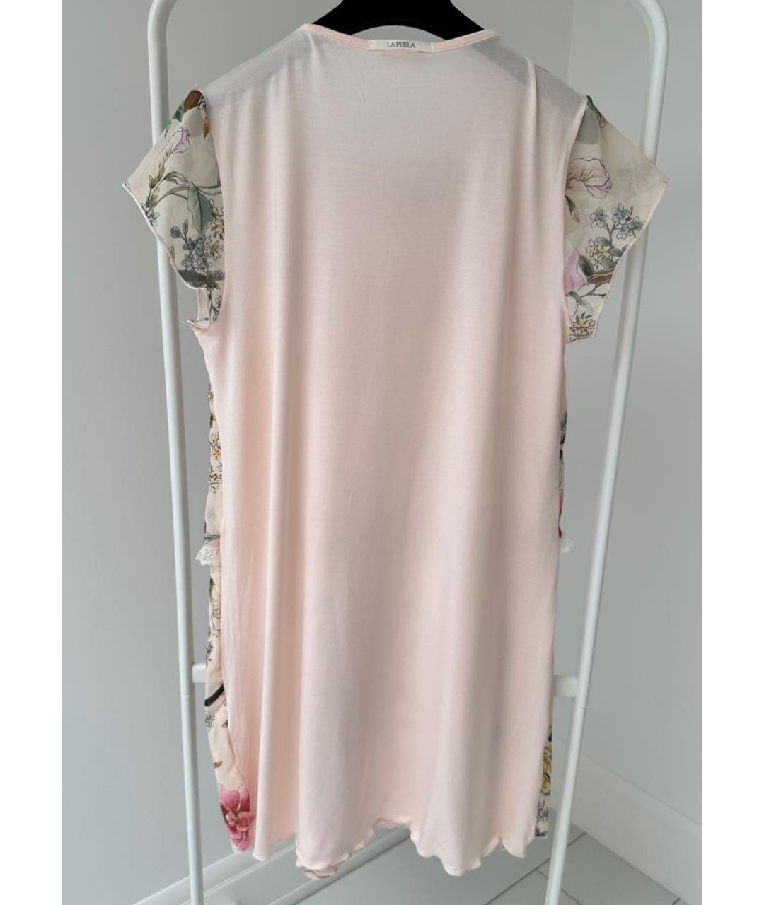 LA PERLA Розовая шелковая пижама/белье, фото 2