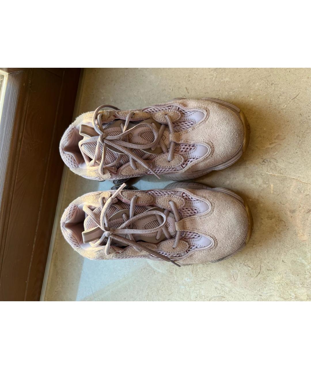ADIDAS YEEZY Фиолетовые замшевые кроссовки, фото 2