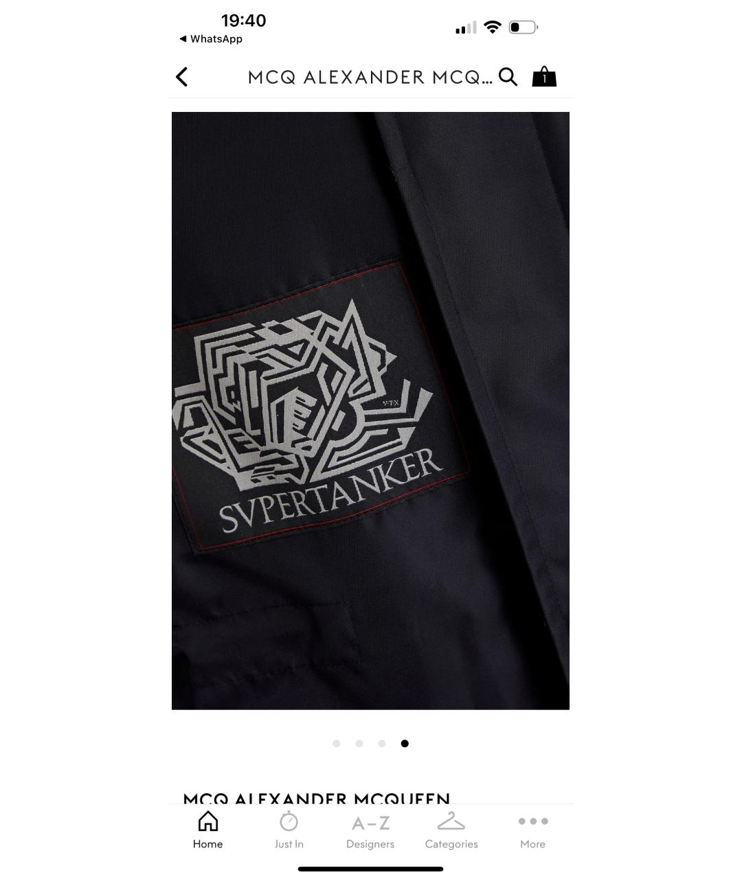 MCQ ALEXANDER MCQUEEN Черная парка, фото 4