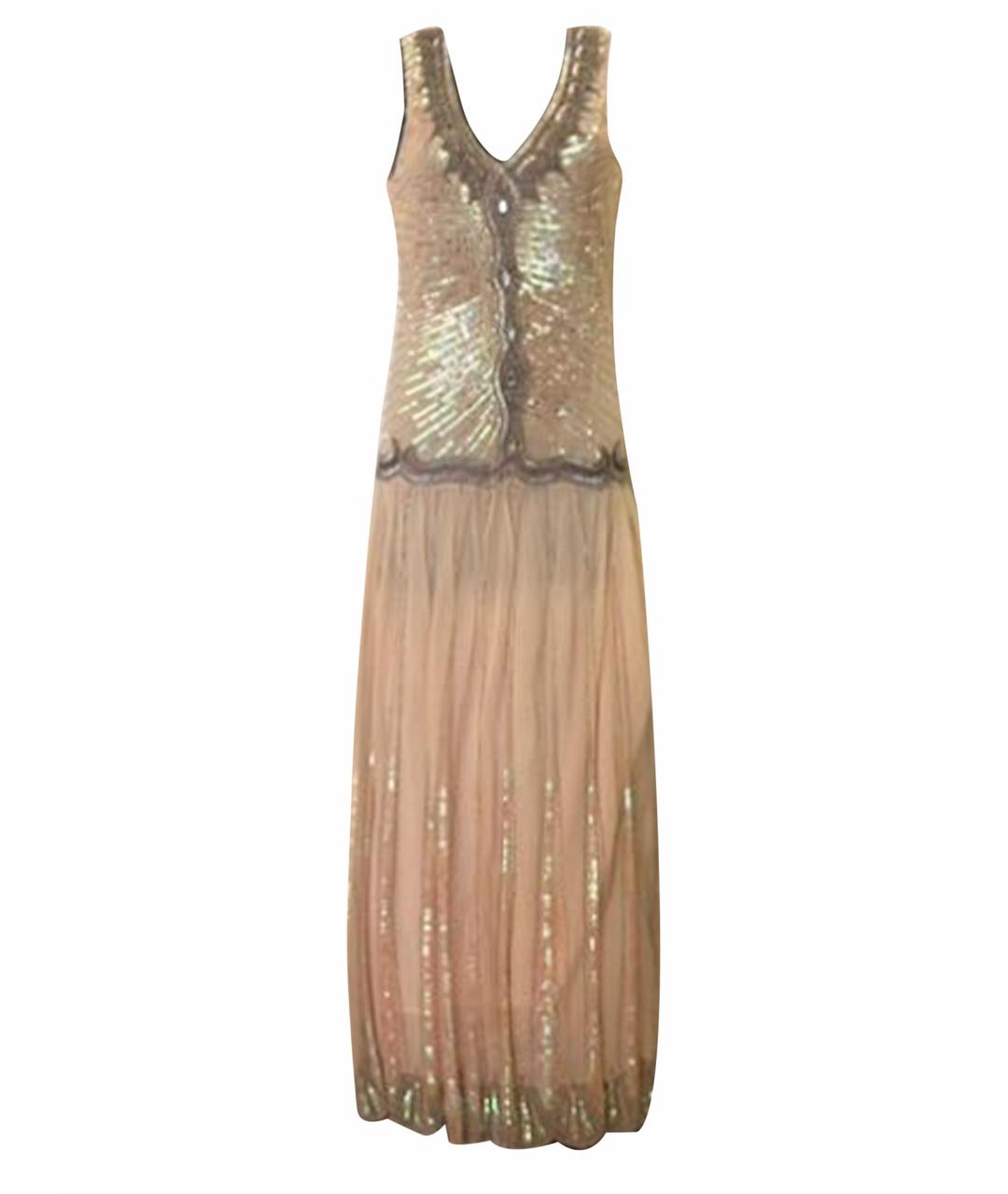ROBERTO CAVALLI Розовое полиамидовое вечернее платье, фото 1