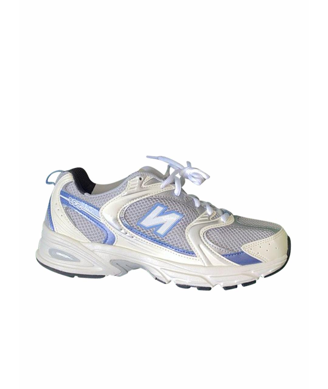 NEW BALANCE Белые текстильные низкие кроссовки / кеды, фото 1