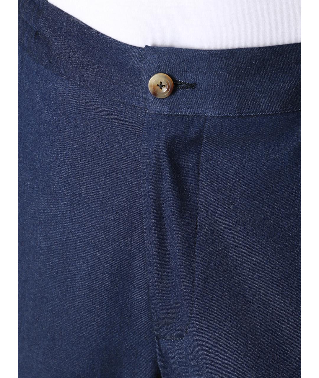 KITON Синие шорты, фото 5