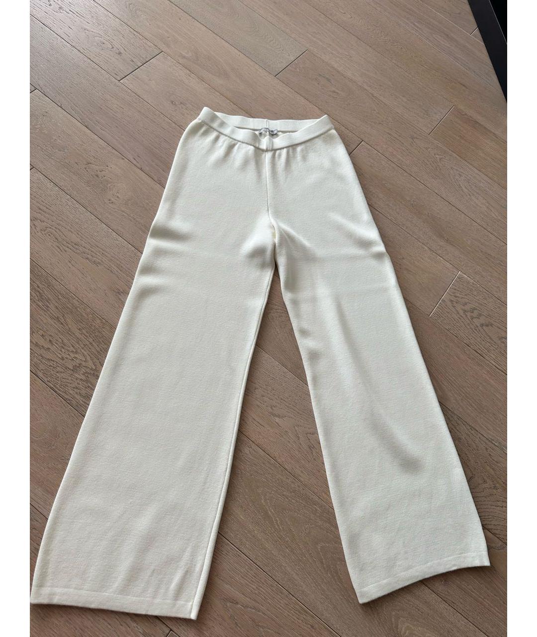 12 STOREEZ Белый вискозный костюм с брюками, фото 2
