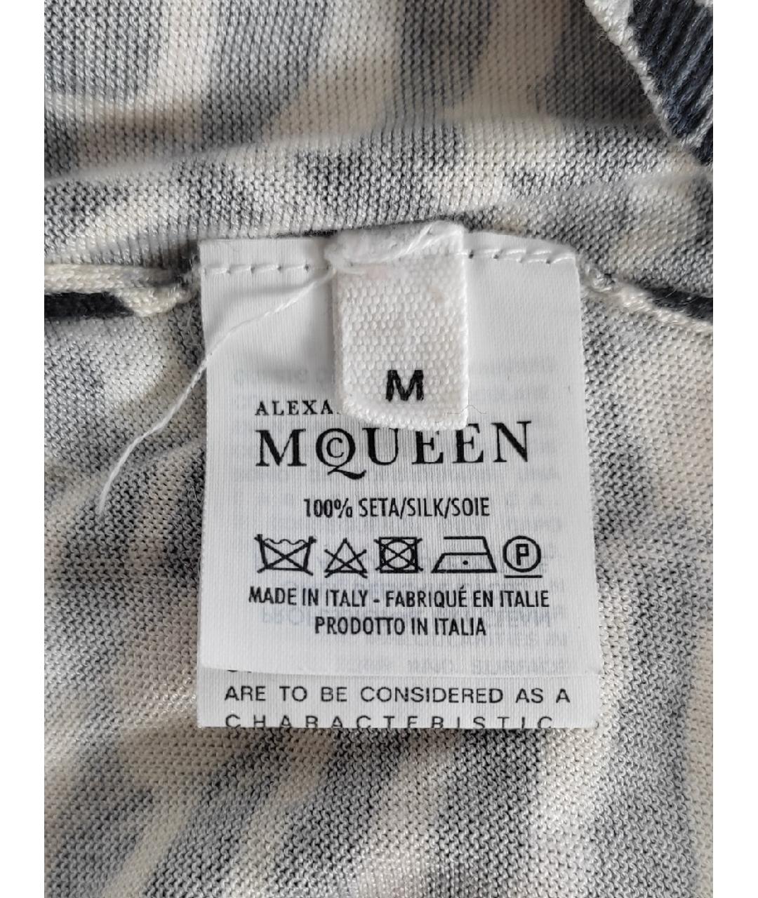 ALEXANDER MCQUEEN Мульти шелковый джемпер / свитер, фото 5