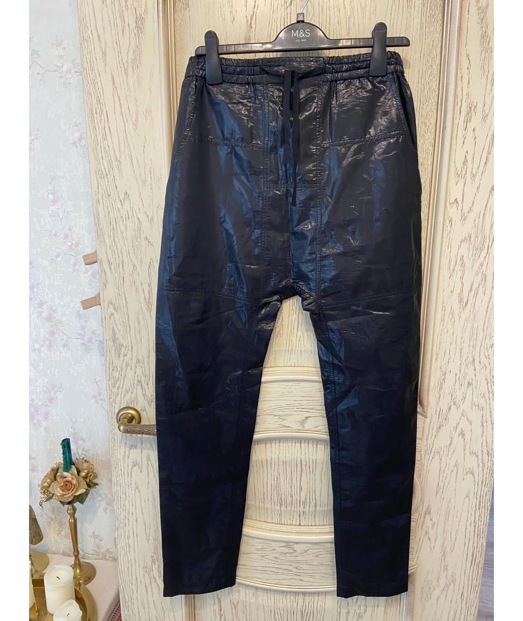 ISABEL MARANT Черные шелковые брюки узкие, фото 7